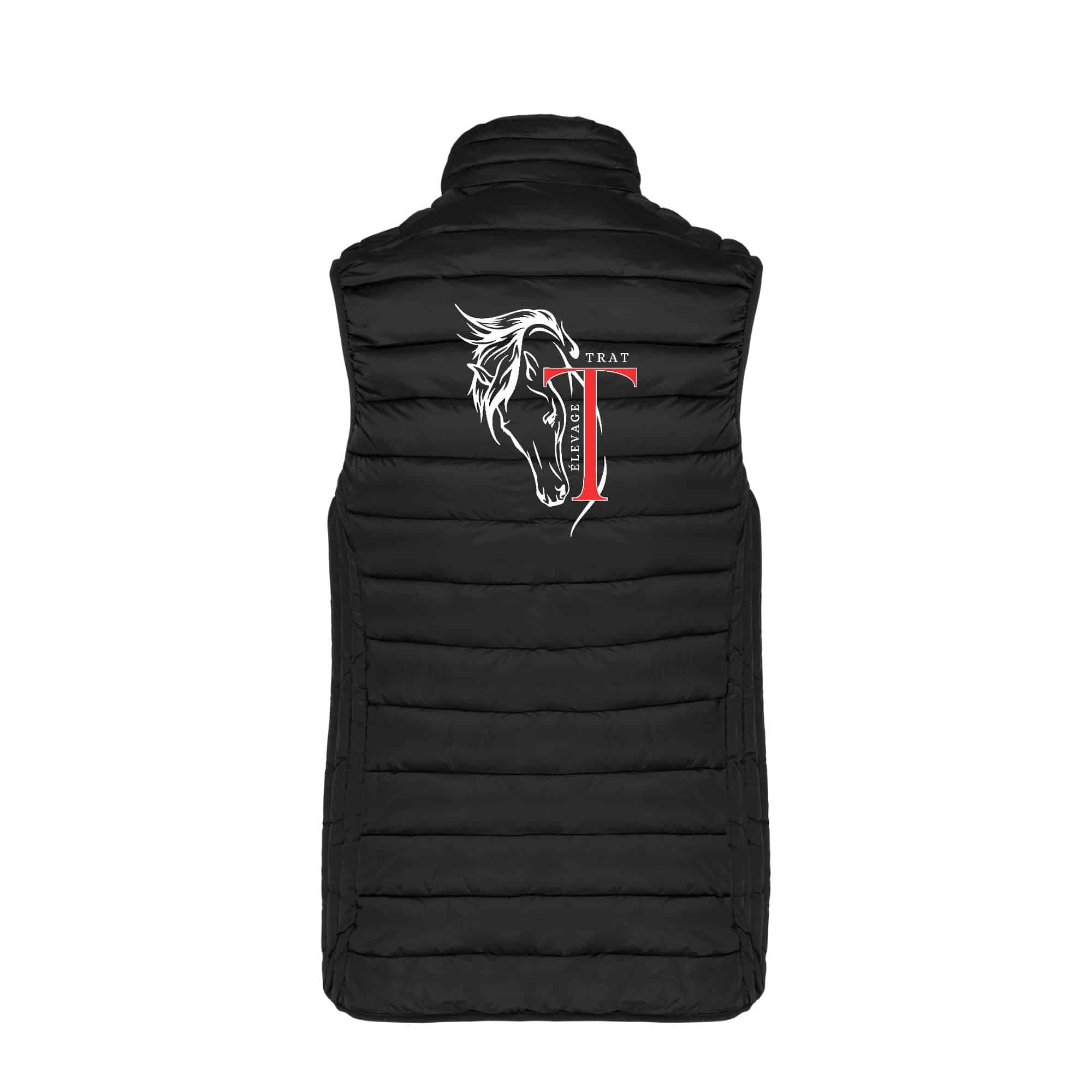 DOUDOUNE SANS MANCHES (femme) - SCEA Élevage des Trat - Noir - K6114 – Image 3