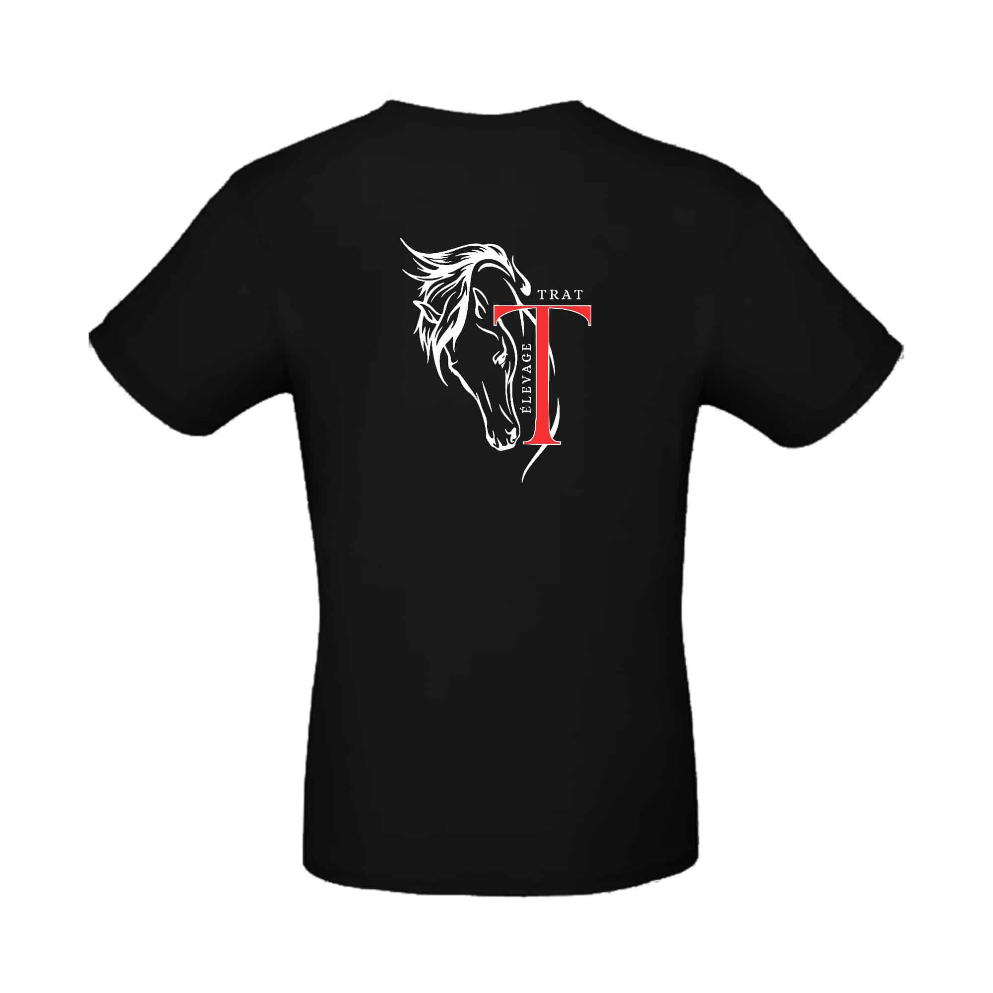 T-SHIRT (enfant) - SCEA Élevage des Trat - Noir - BC03TK – Image 3