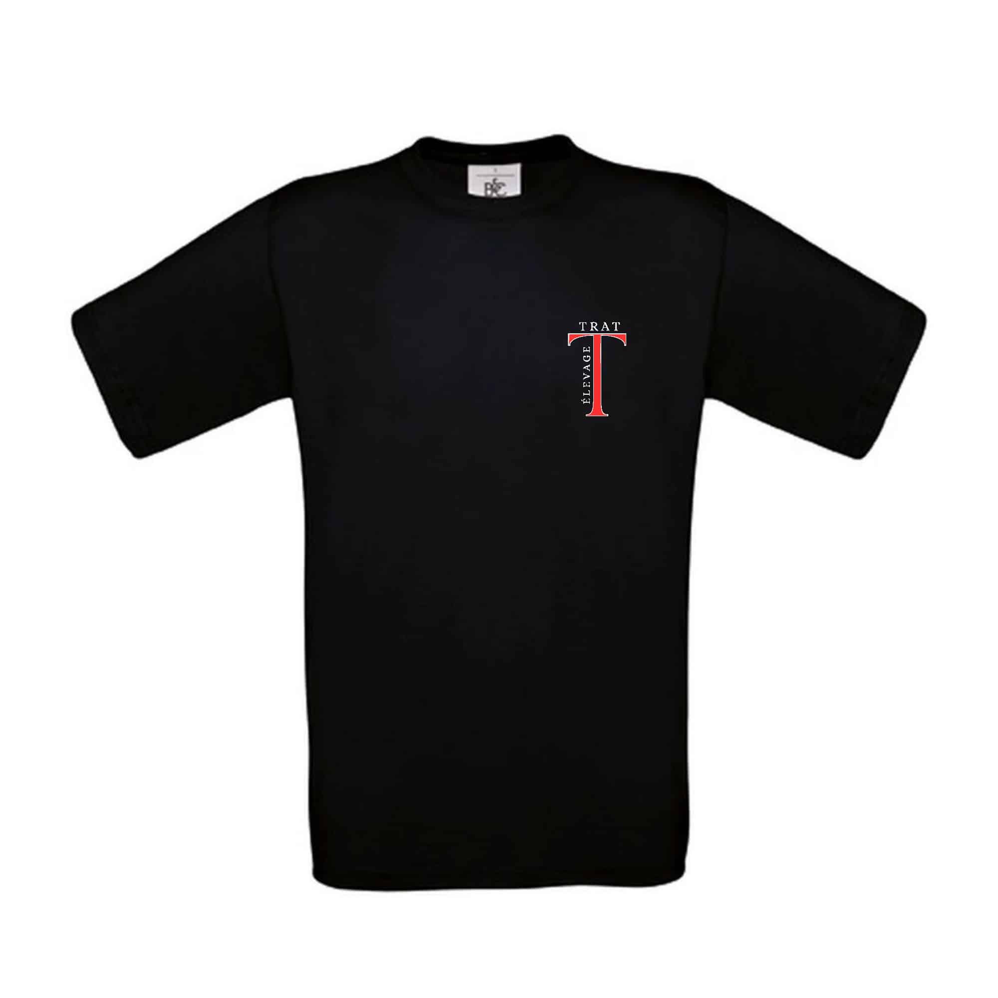 T-SHIRT (enfant) - SCEA Élevage des Trat - Noir - BC03TK