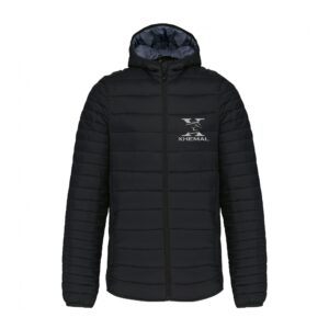 DOUDOUNE AVEC MANCHES ET CAPUCHE (homme) - Centre équestre d’unieux – Noir - K6110