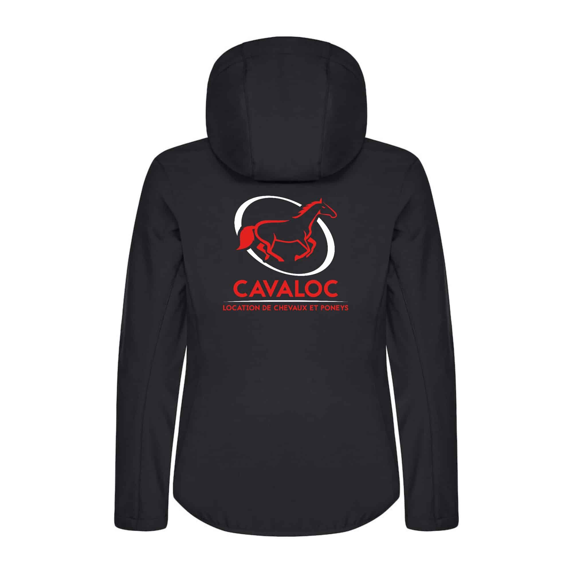 SOFTSHELL "Classic" (femme) - CAVALOC - NOIR - 0200917 – Image 3