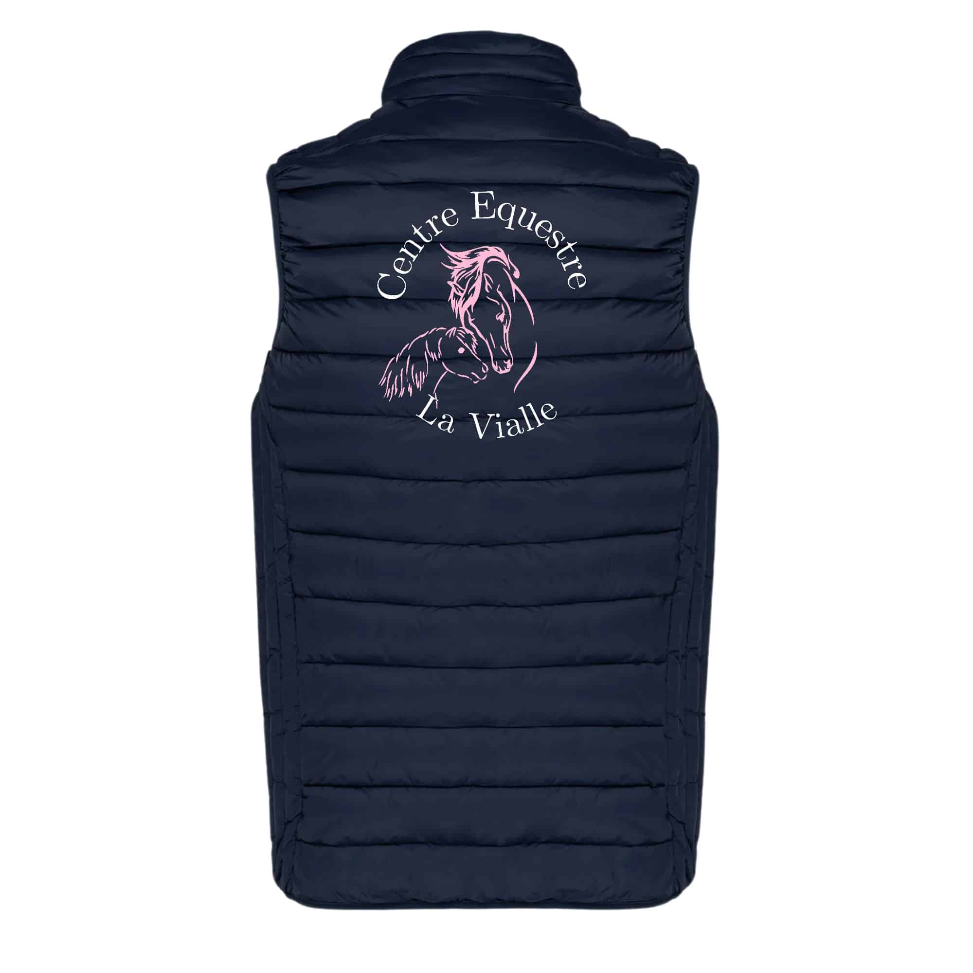 DOUDOUNE SANS MANCHES (homme) - Centre équestre La Vialle – Navy - K6113 – Image 3