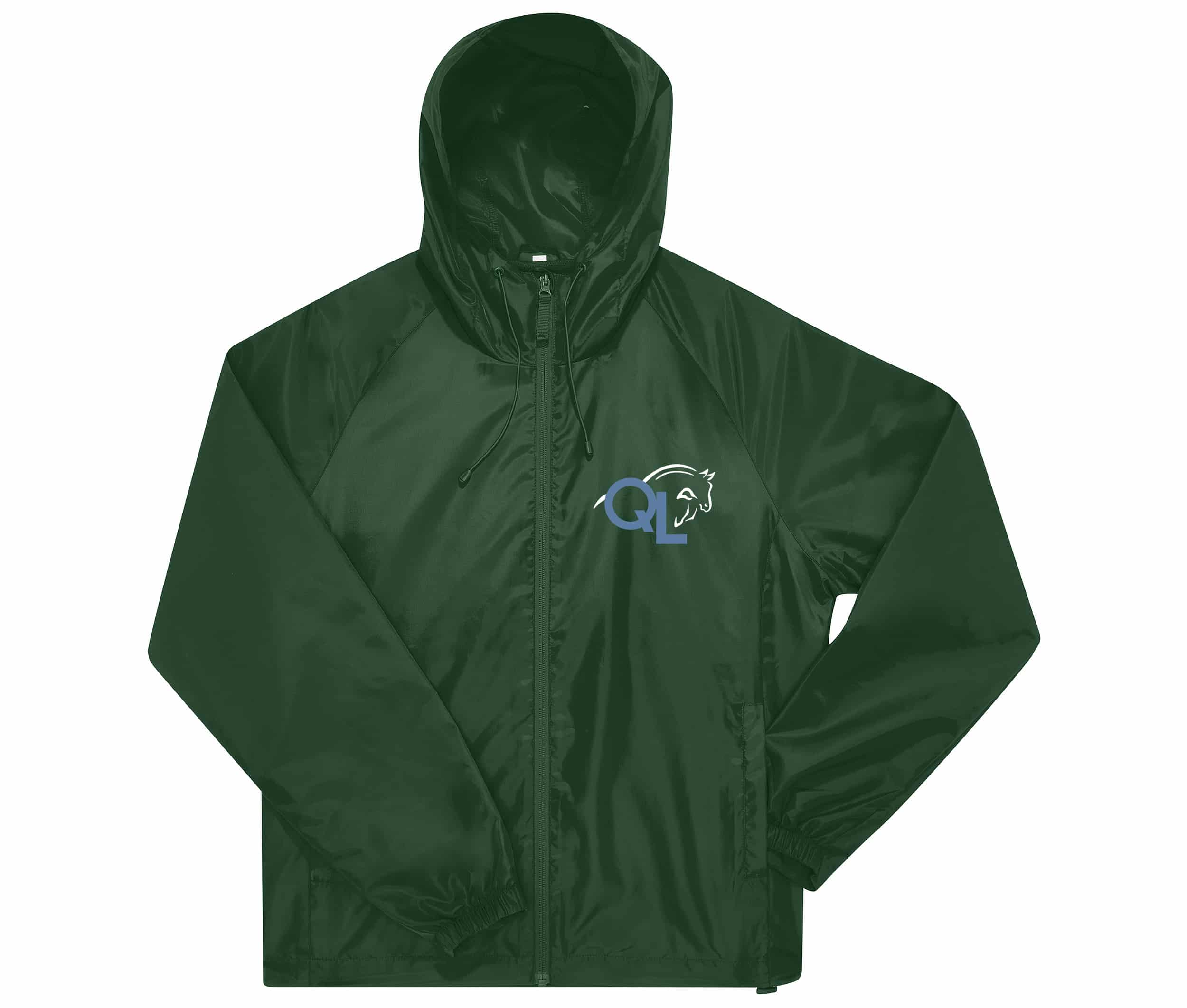 COUPE-VENT (unisexe) - Qlcoaching - Vert Foret - BC630