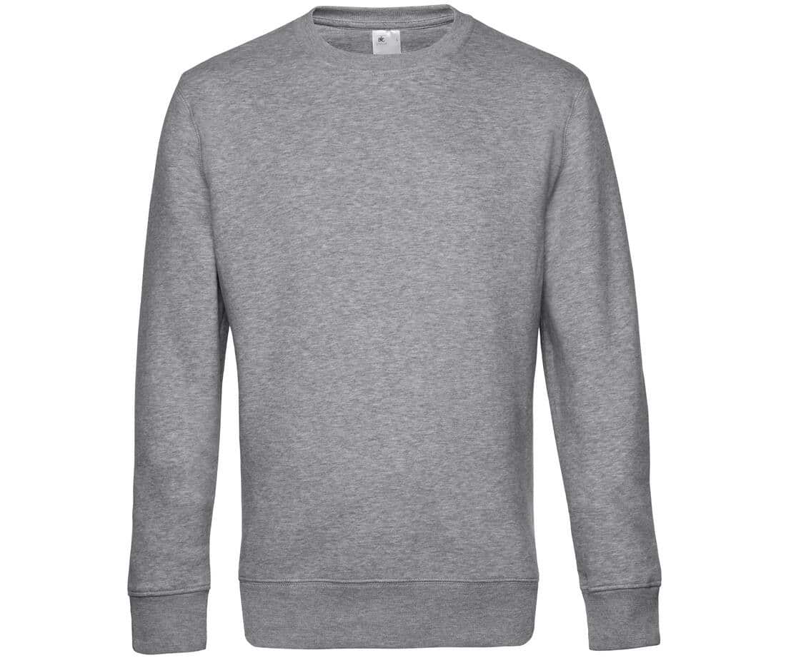 SWEAT COL ROND (enfant) - AUZELLES EQUITATION - Gris chiné - ID332K