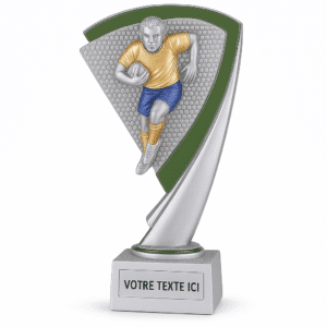 Trophée joueur de rugby (silhouette action) - 63/R138B