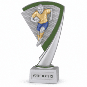 Trophée joueur de rugby (silhouette action) - 63/R138A