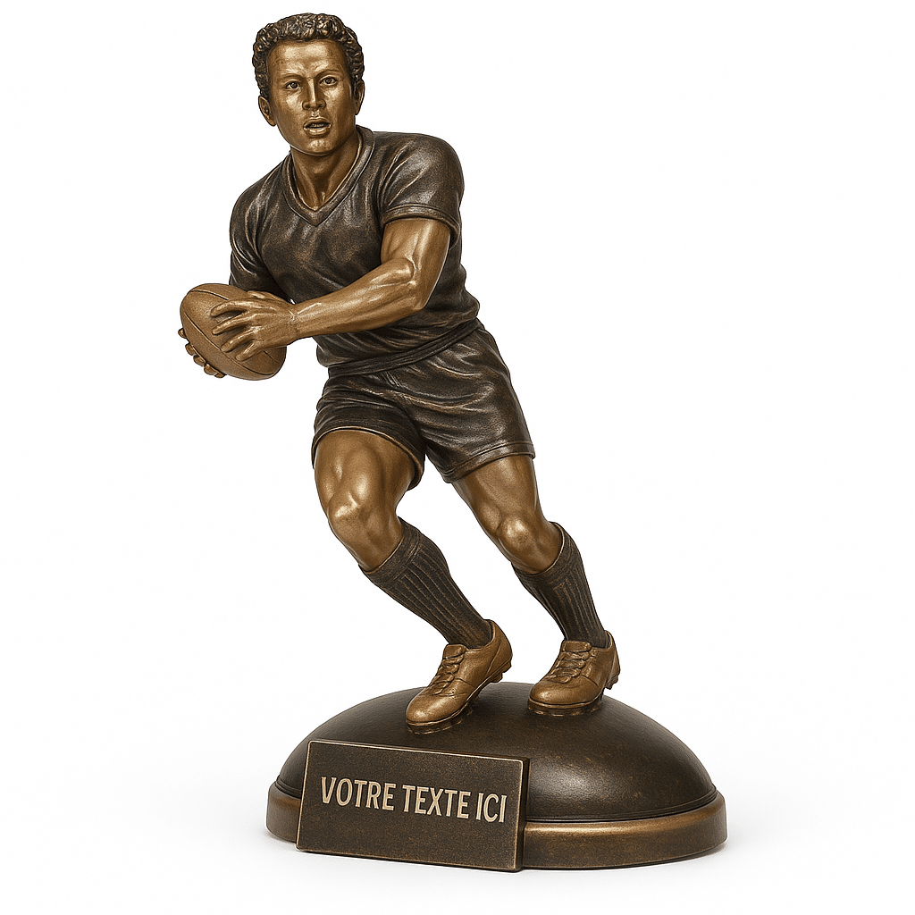 Grand trophée ballon rugby - 64/R30