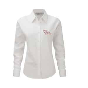 CHEMISE MANCHES LONGUES (femme) - Haras du val des escholiers – Blanc - JZ32F