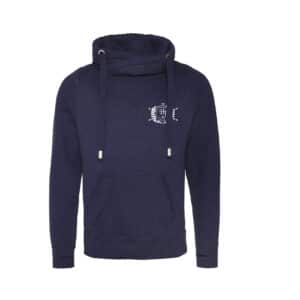 SWEAT COL CROISE (unisexe) - Haras de Jardy – Navy - JH021