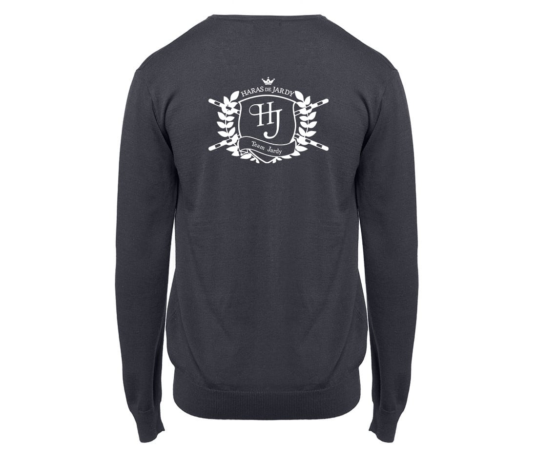PULL COL V (homme) - Haras de Jardy – Navy - K965 – Image 2