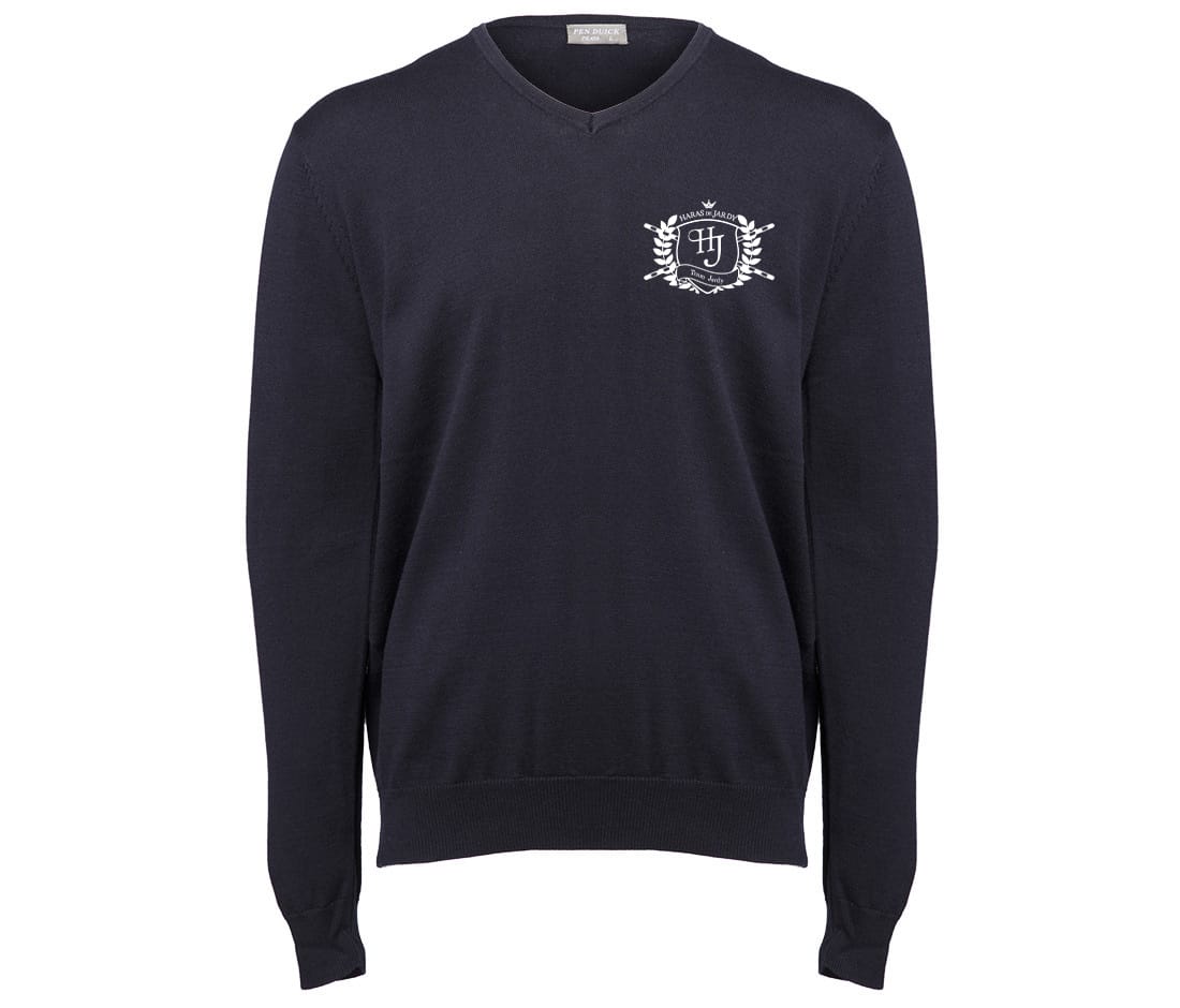 PULL COL V (homme) - Haras de Jardy – Navy - K965