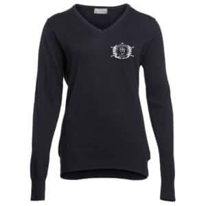 PULL COL V (femme) - Haras de Jardy – Navy - K966