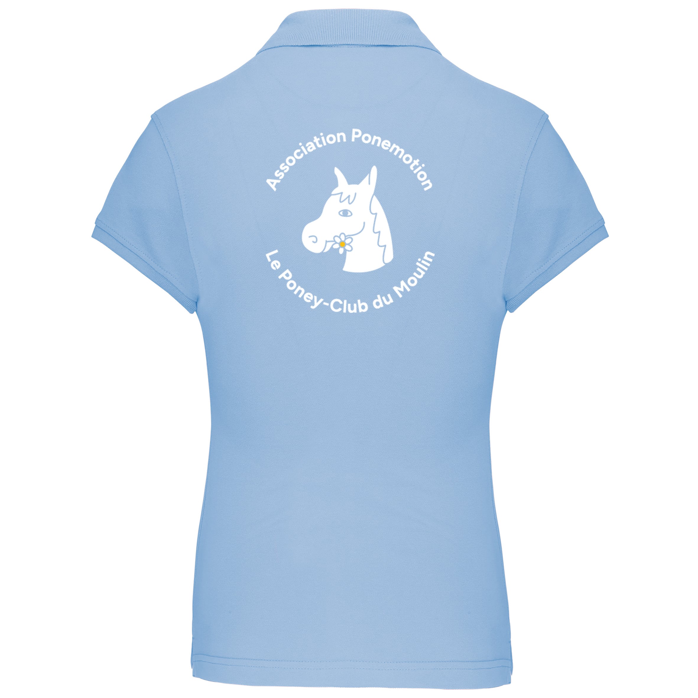 POLO PIQUE (FEMME) - Poney Club du Moulin (27) - K242 – Image 3