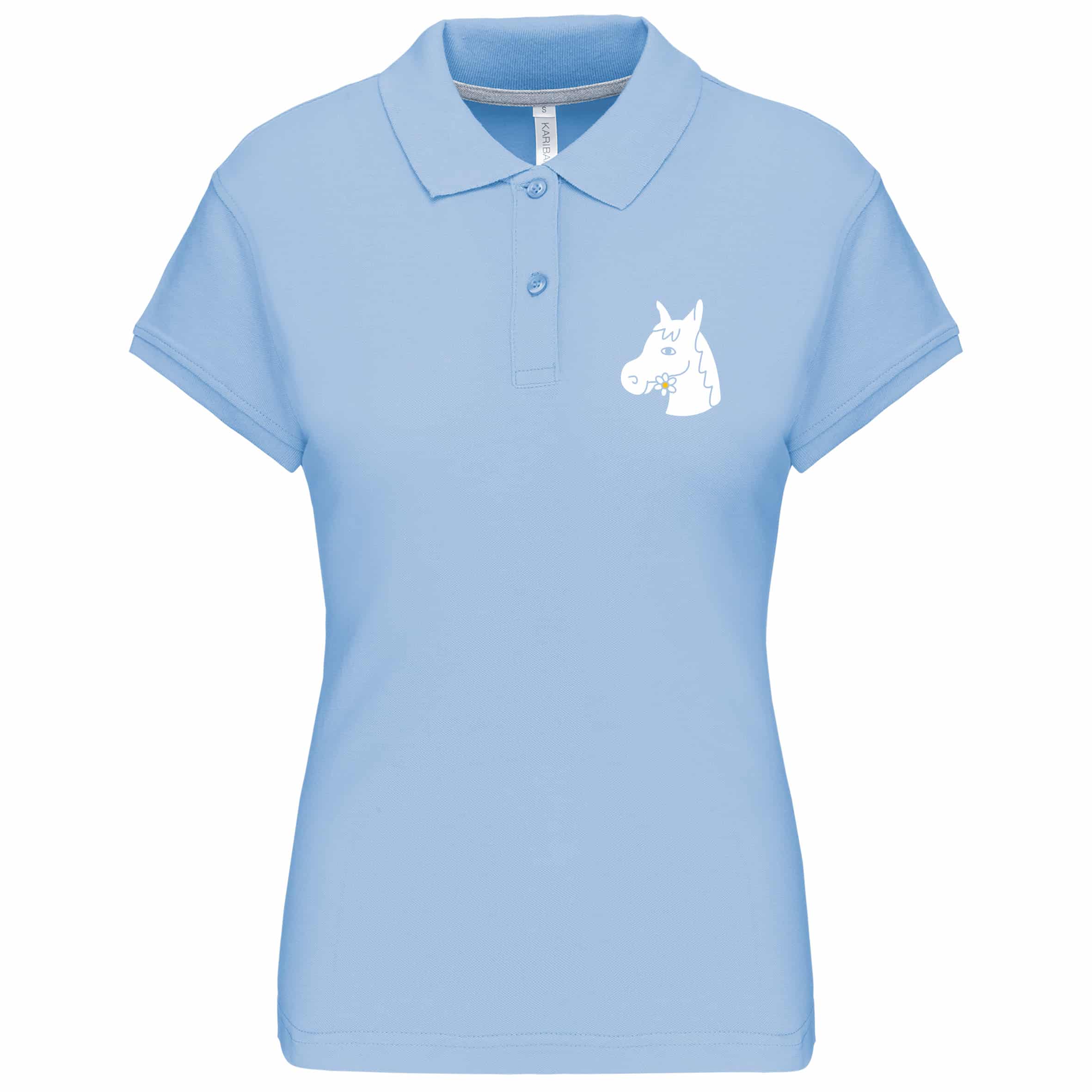 POLO PIQUE (FEMME) - Poney Club du Moulin (27) - K242 – Image 2