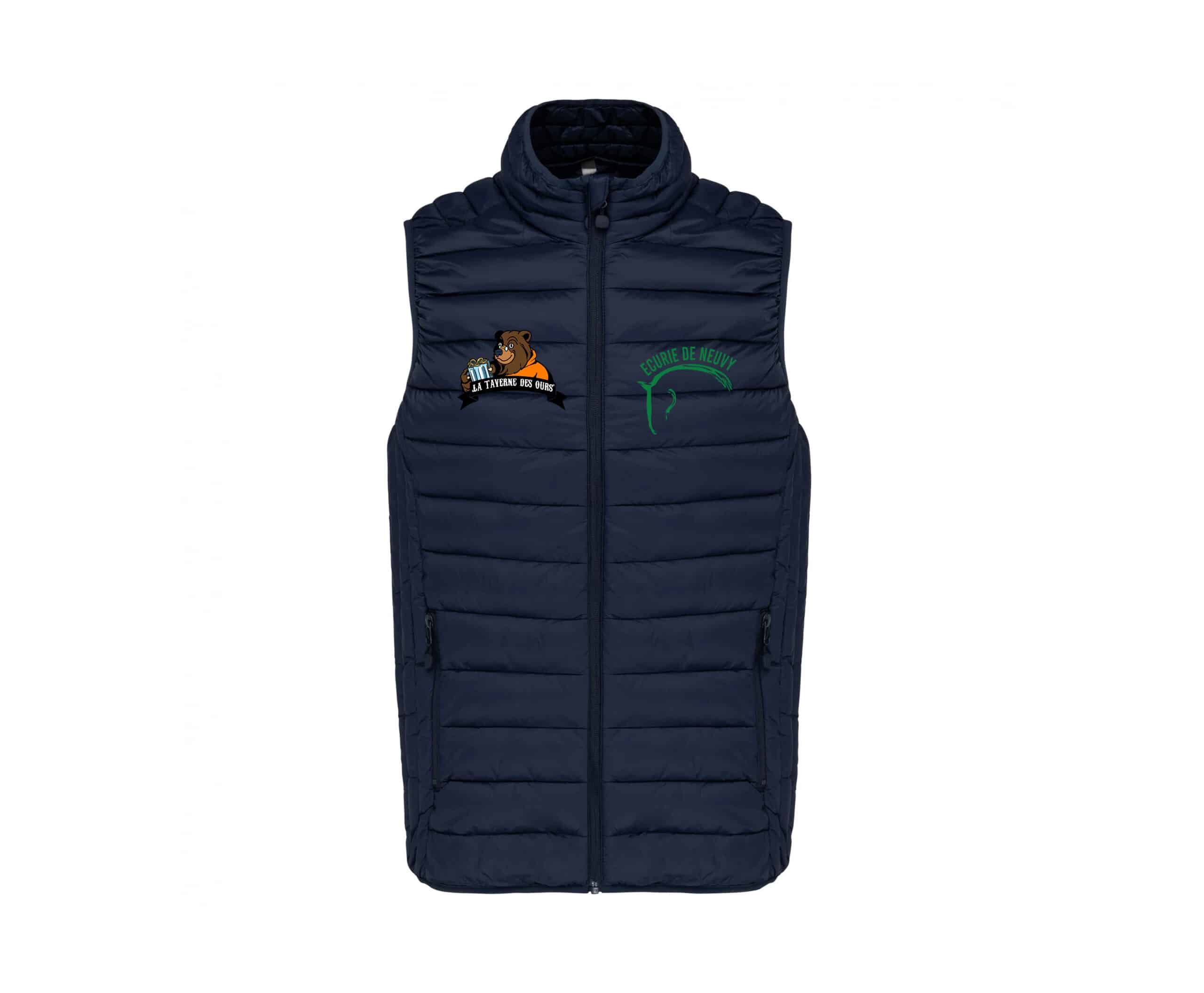 DOUDOUNE SANS MANCHES (homme) - Ecurie de Neuvy - Navy - K6113