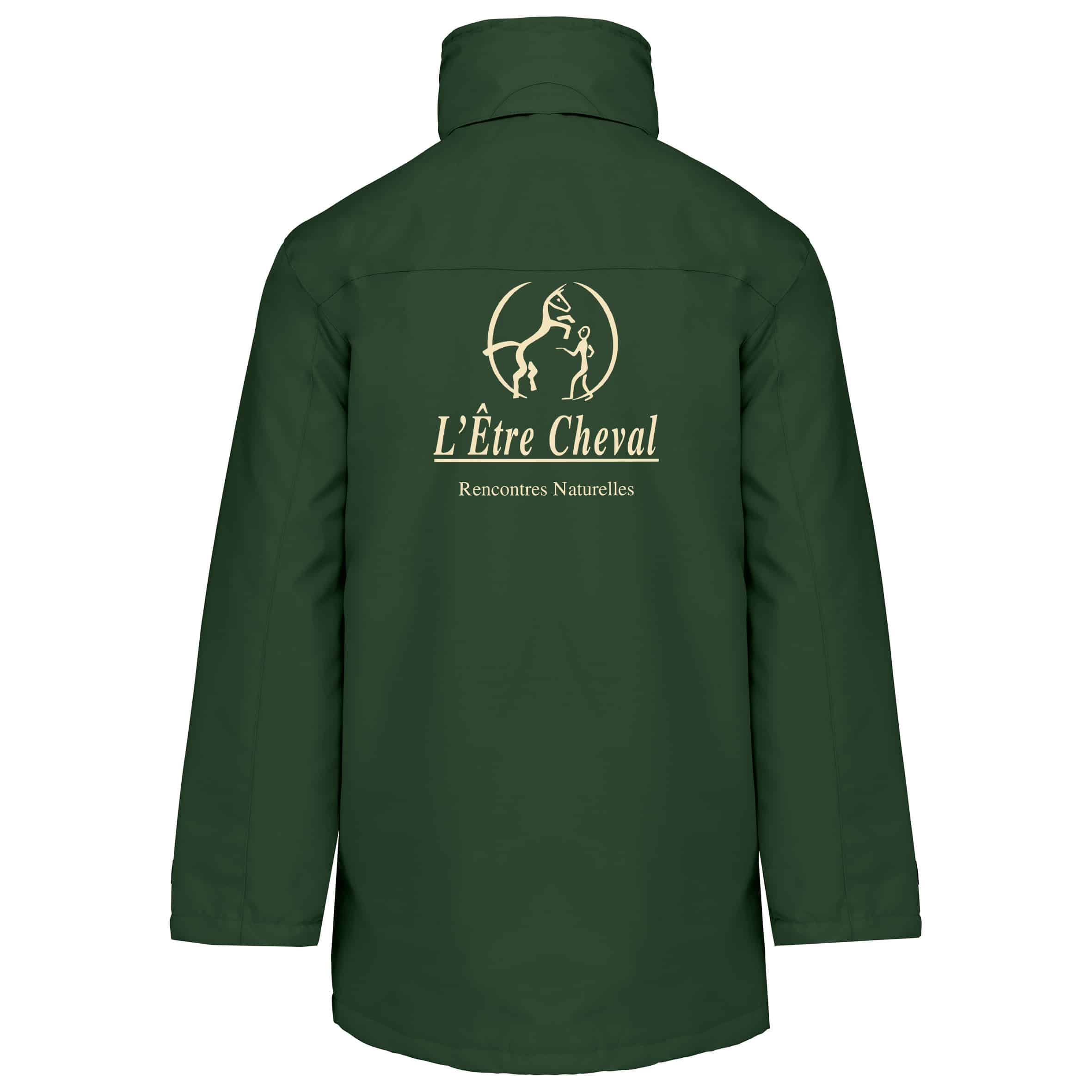 Parka (homme) - L' Être Cheval - Vert foret - K677 – Image 3