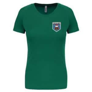 T-Shirt respirant (femme) - Sapeurs pompiers la Ferté saint Aubin – Vert kelly - PA439