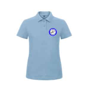 POLO (femme) - La Ligne de Mire - Bleu ciel - BCI1F