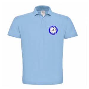 POLO (homme) - La Ligne de Mire - Bleu ciel - BCID1