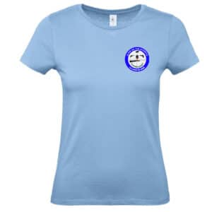 T-SHIRT (femme) - La Ligne de Mire - Bleu ciel - BC04T