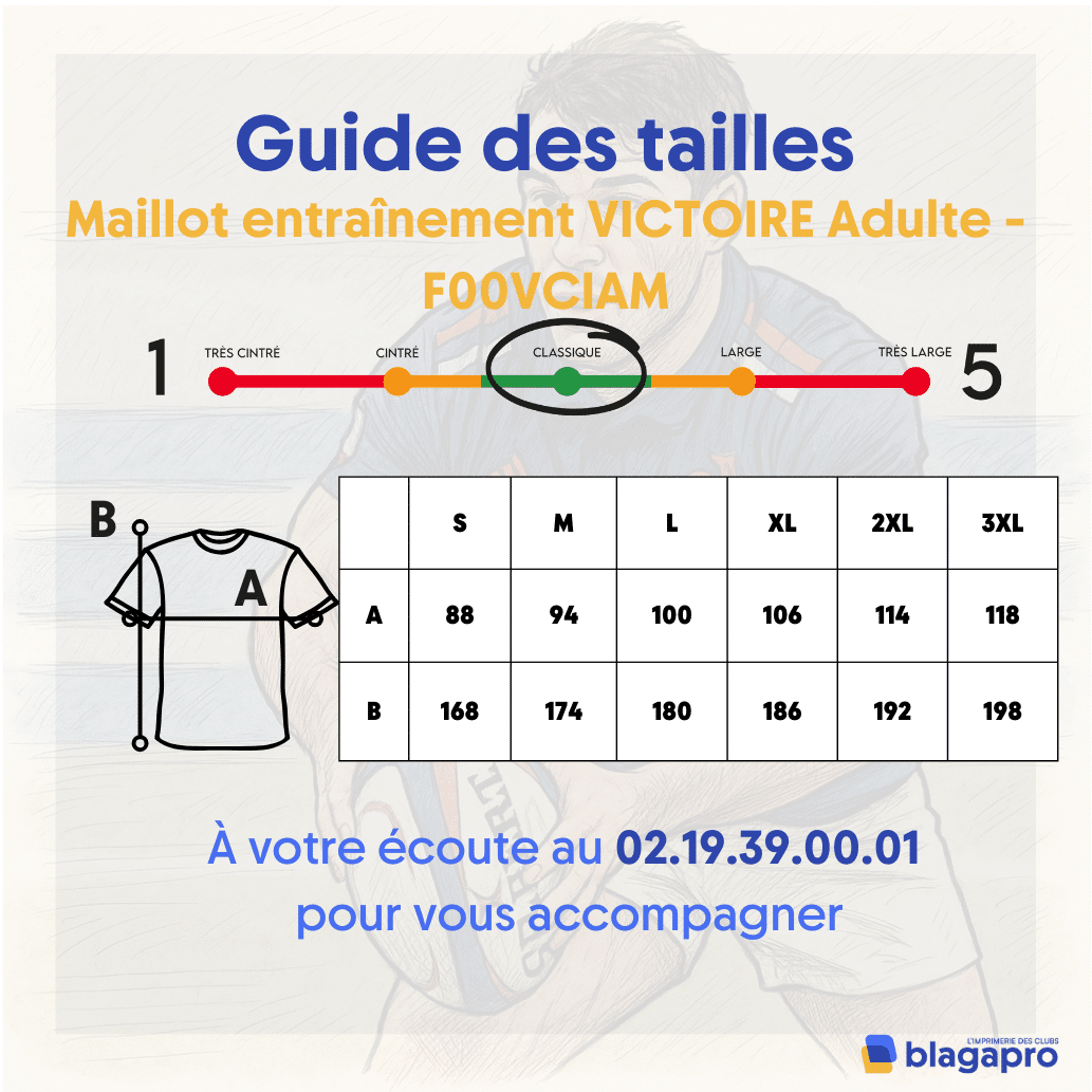 Maillot FXV Adulte – Entraînement Rugby – Image 2