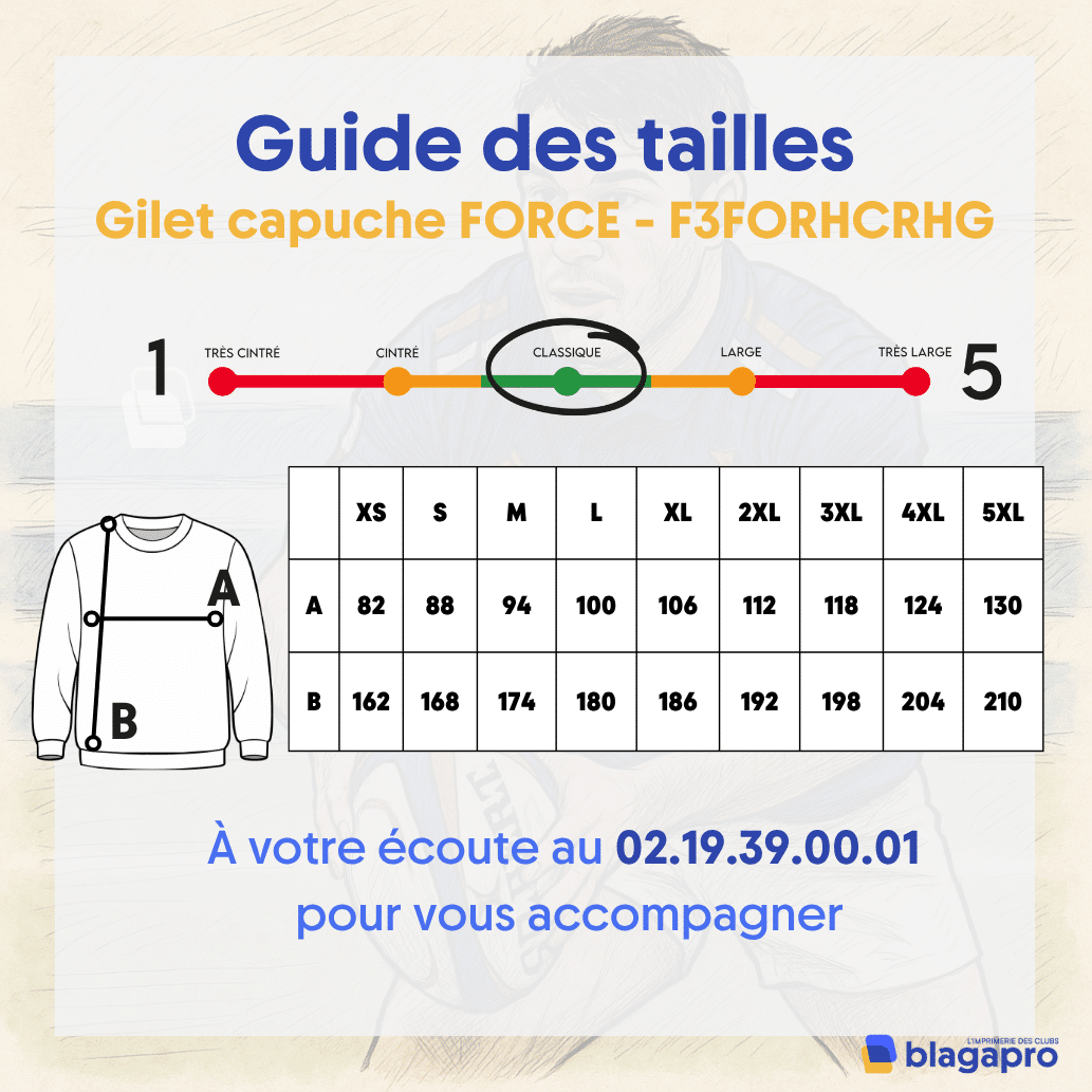 Gilet capuche FORCE - F3FORHCRHG – Image 2