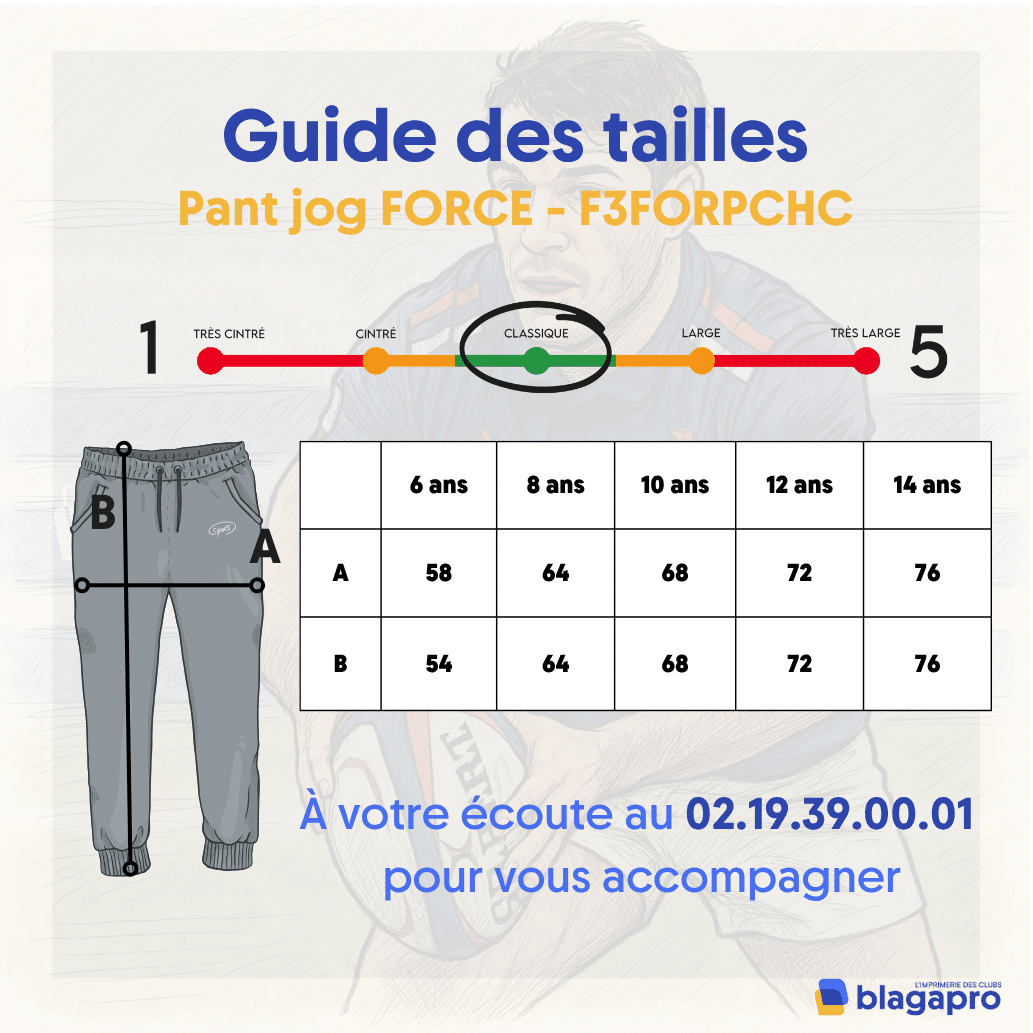 Pant jog FORCE Enfant - F3FORPCHC – Image 2