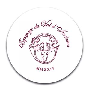 STICKER ROND - Equipage du Val d'Andaines - STI001