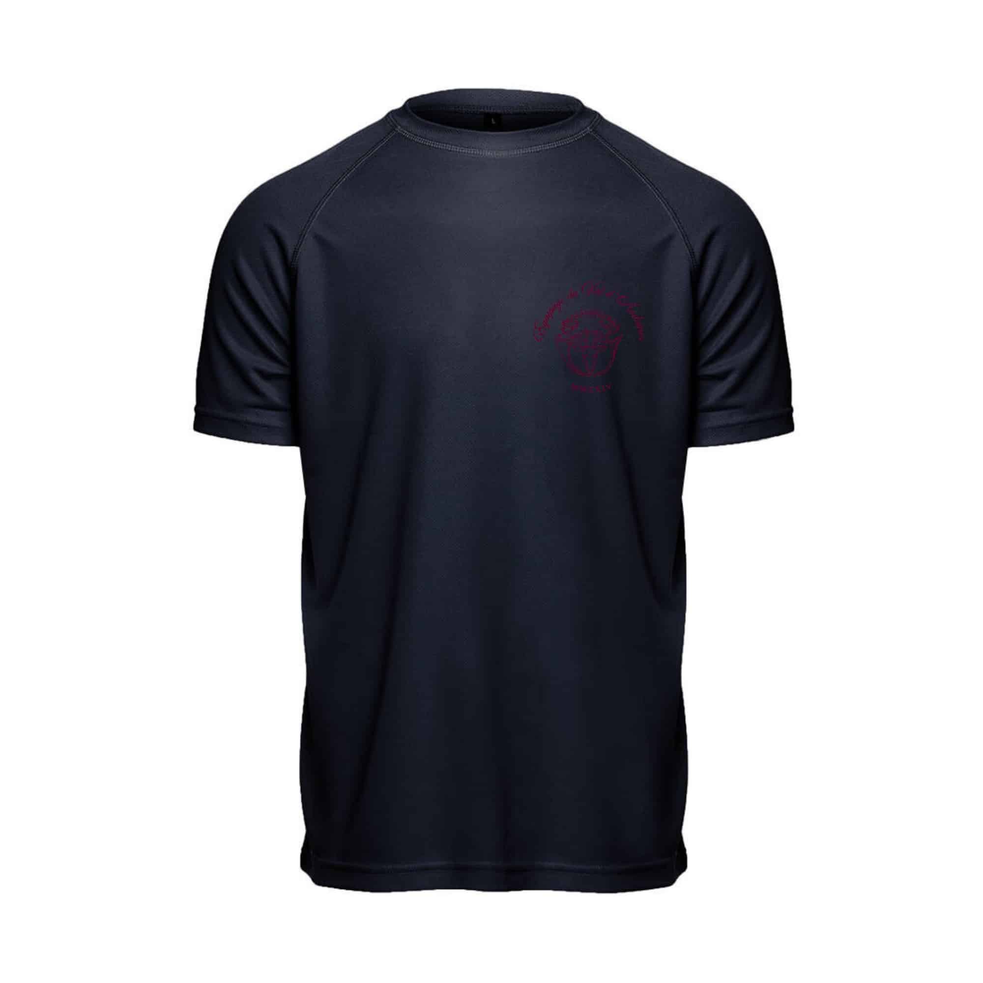 T-Shirt respirant (homme) - Equipage du Val d'Andaines - Navy - PK140