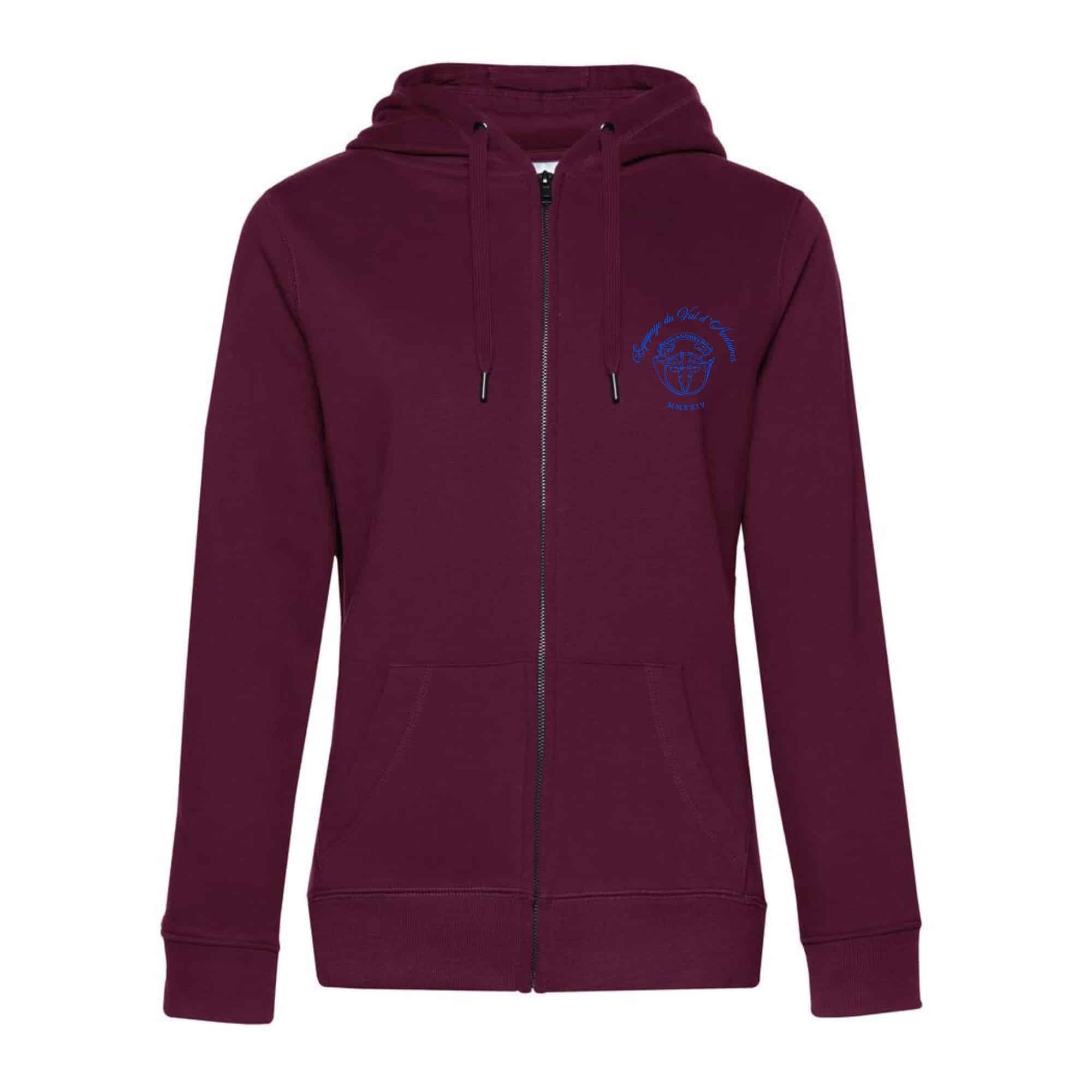 SWEAT ZIPPÉ (femme) - Equipage du Val d'Andaines - BCW03Q