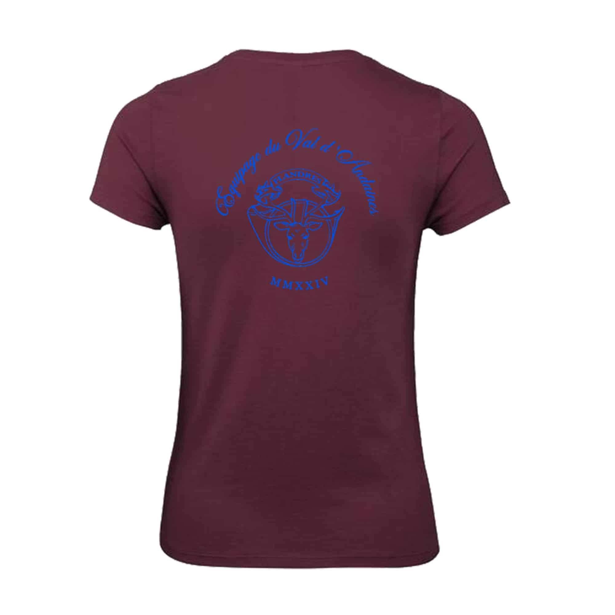 T-SHIRT (femme) - Equipage du Val d'Andaines - BC04T – Image 3