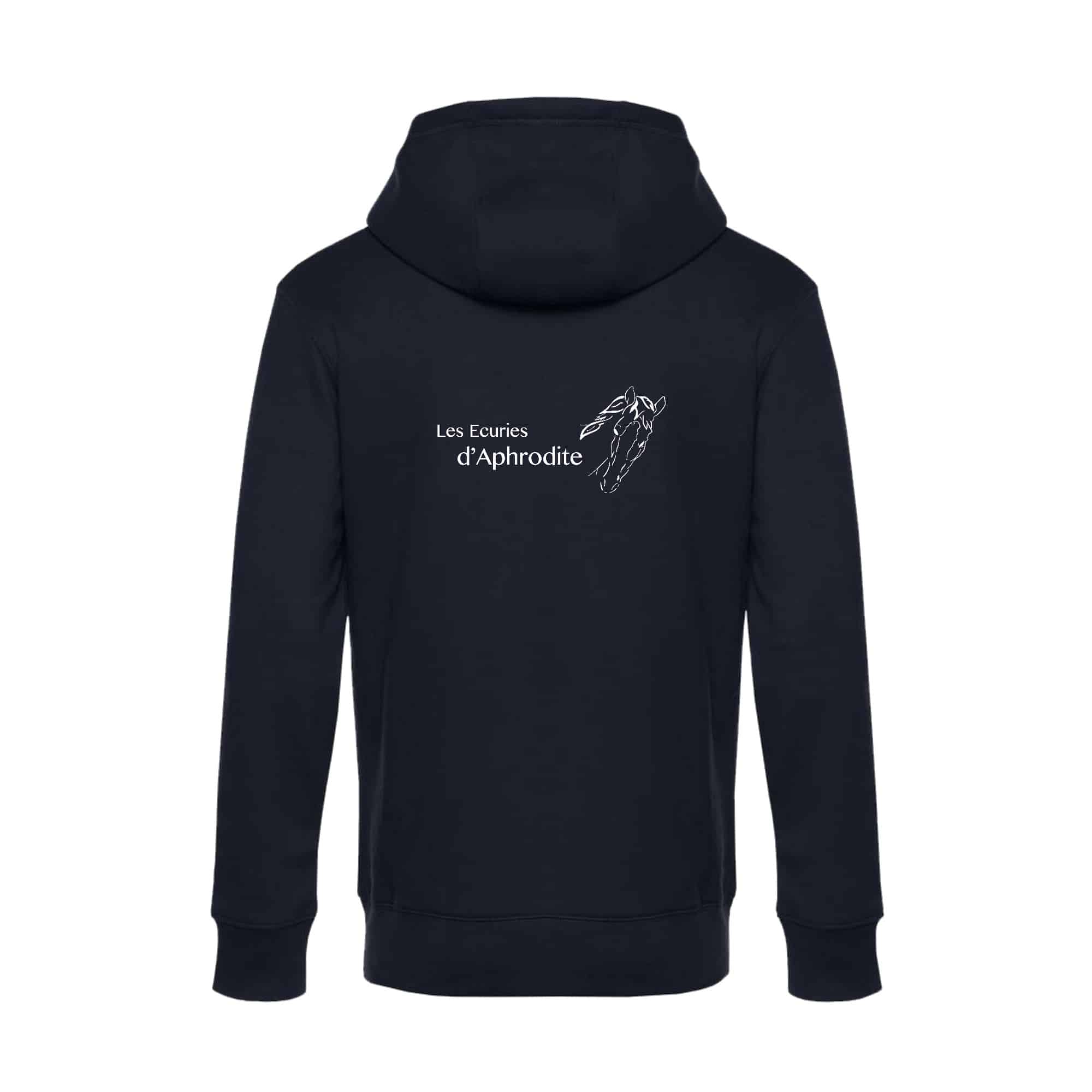 SWEAT ZIPPÉ (Homme) - Les écuries d'Aphrodite - Navy - BCU03K – Image 3