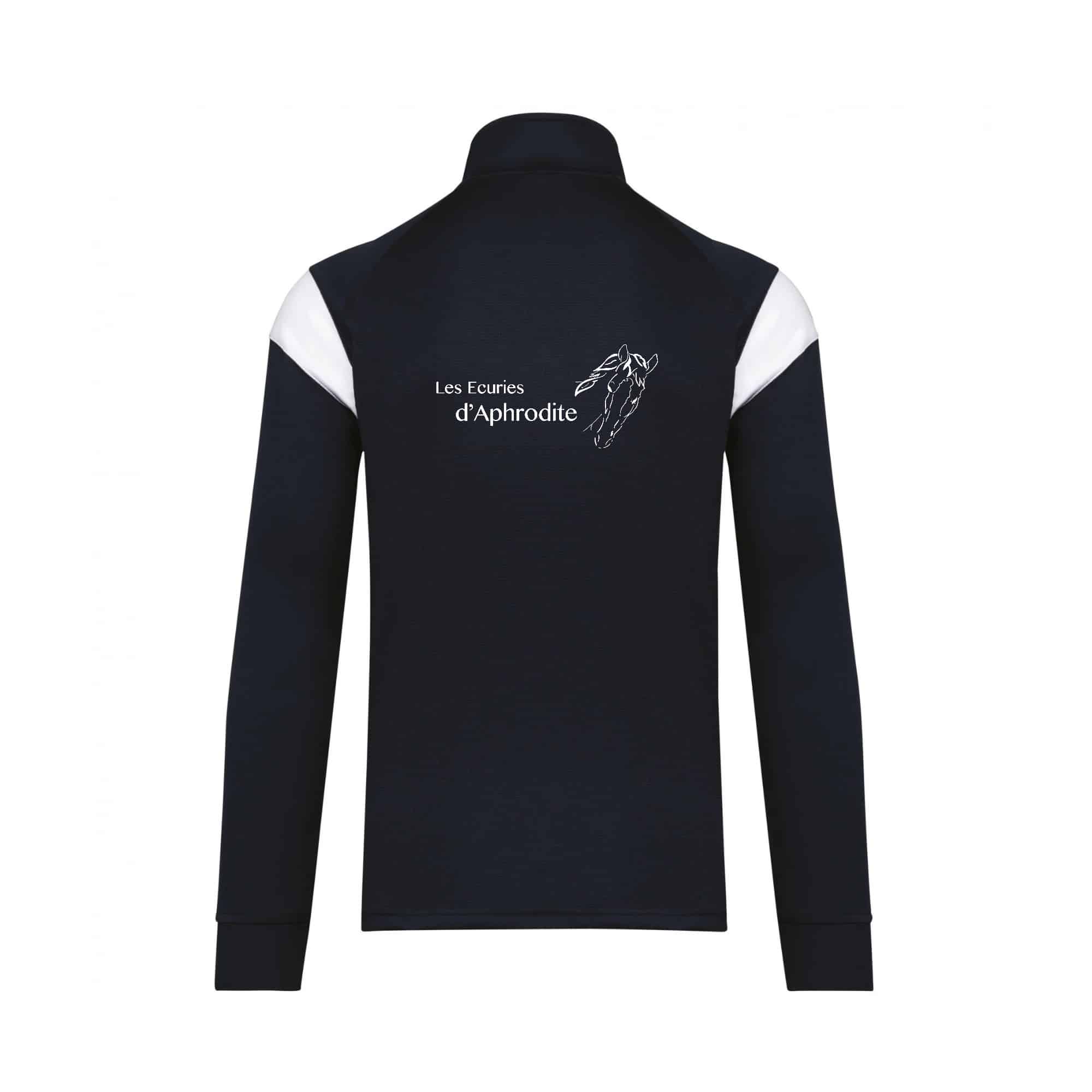 Veste de survêtement zippée (enfant) - Les écuries d'Aphrodite - Navy - PA391 – Image 2