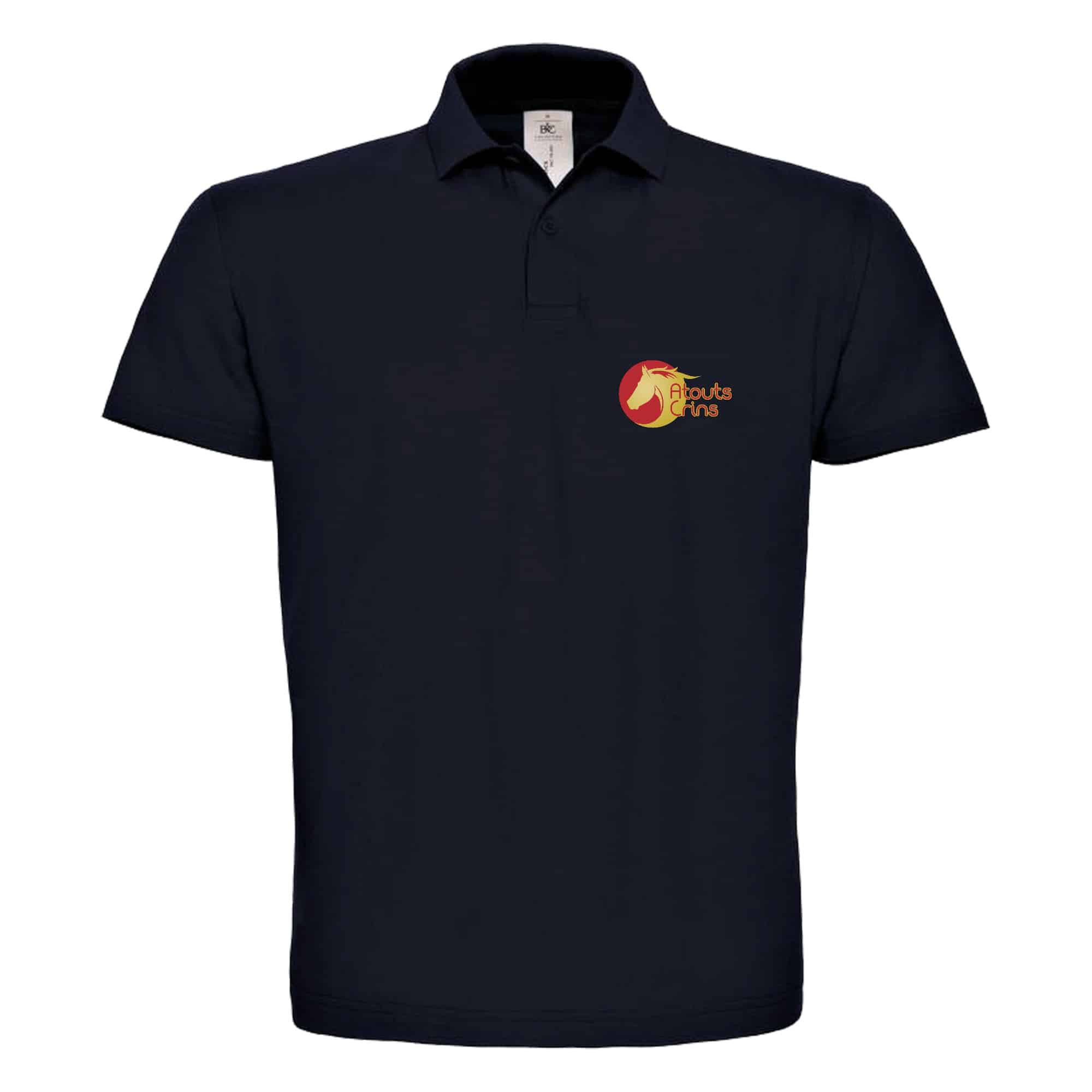 Polo premium (homme) - Association Atouts Crins - BCU426 – Image 3