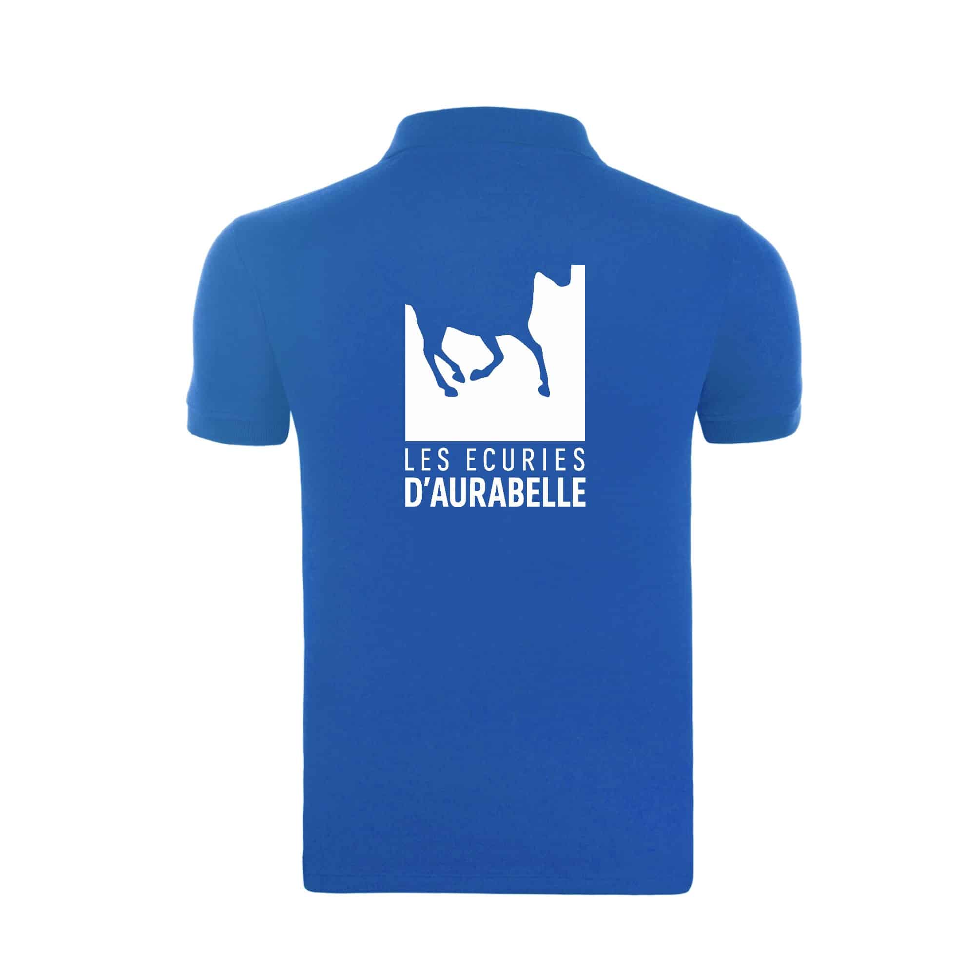 POLO (homme) - Cheval Nature Aurabelle - Bleu roi - BCID1 – Image 3