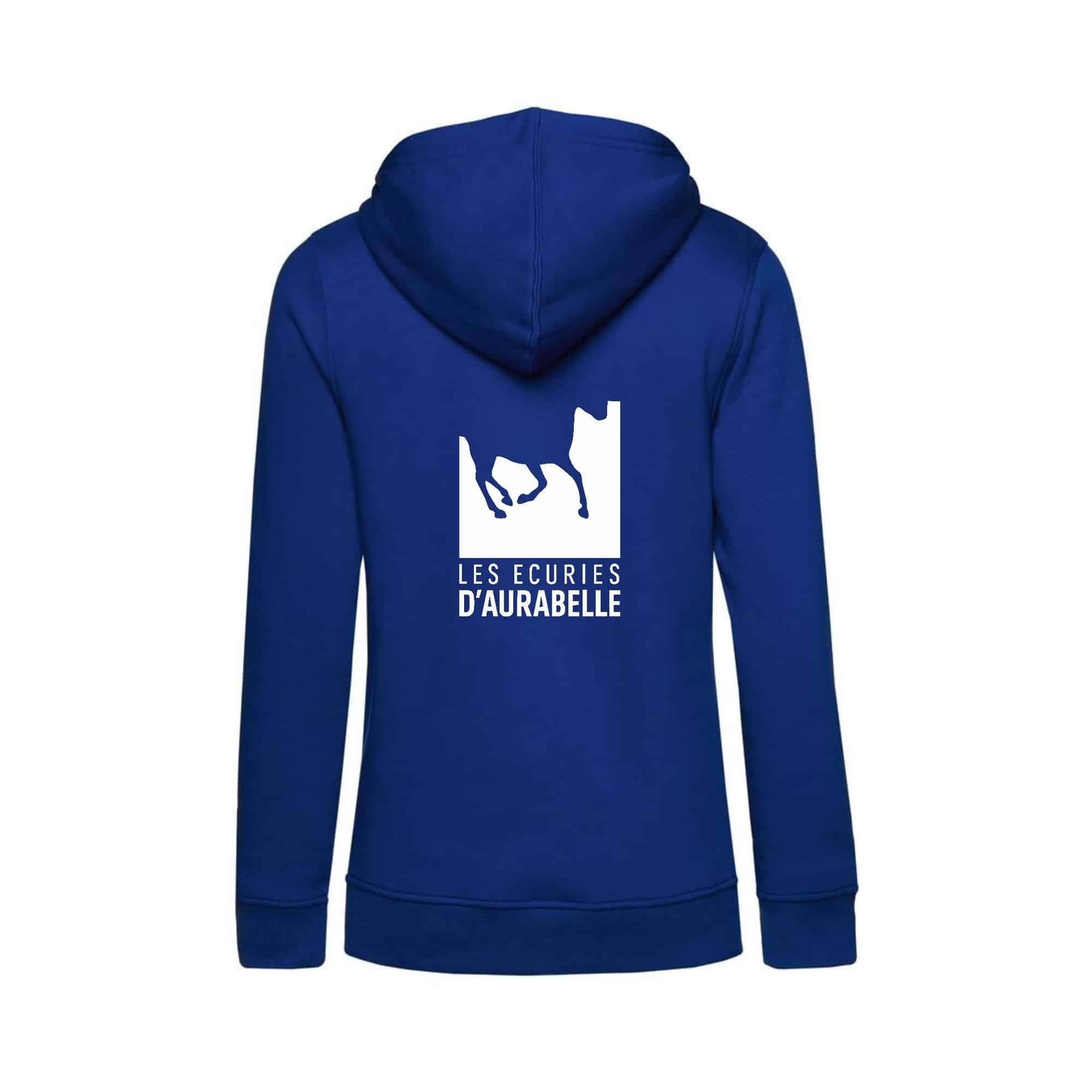 SWEAT A CAPUCHE (femme) – Cheval Nature Aurabelle - Bleu roi - BCW34B – Image 3