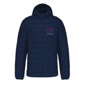 DOUDOUNE AVEC MANCHES ET CAPUCHE (homme) - SARL CENTRE EQUESTRE BAULOIS - Navy - K6110