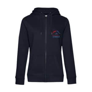 SWEAT ZIPPÉ (femme) - SARL CENTRE EQUESTRE BAULOIS - Navy - BCW03Q