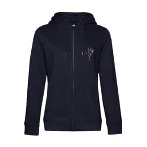 SWEAT ZIPPÉ (femme) - ecurie du bois de la ville - Navy - BCW03Q