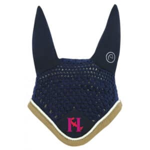 Bonnet chasse mouches EQUITHÈME Polyfun - HF coaching - Navy - 30697