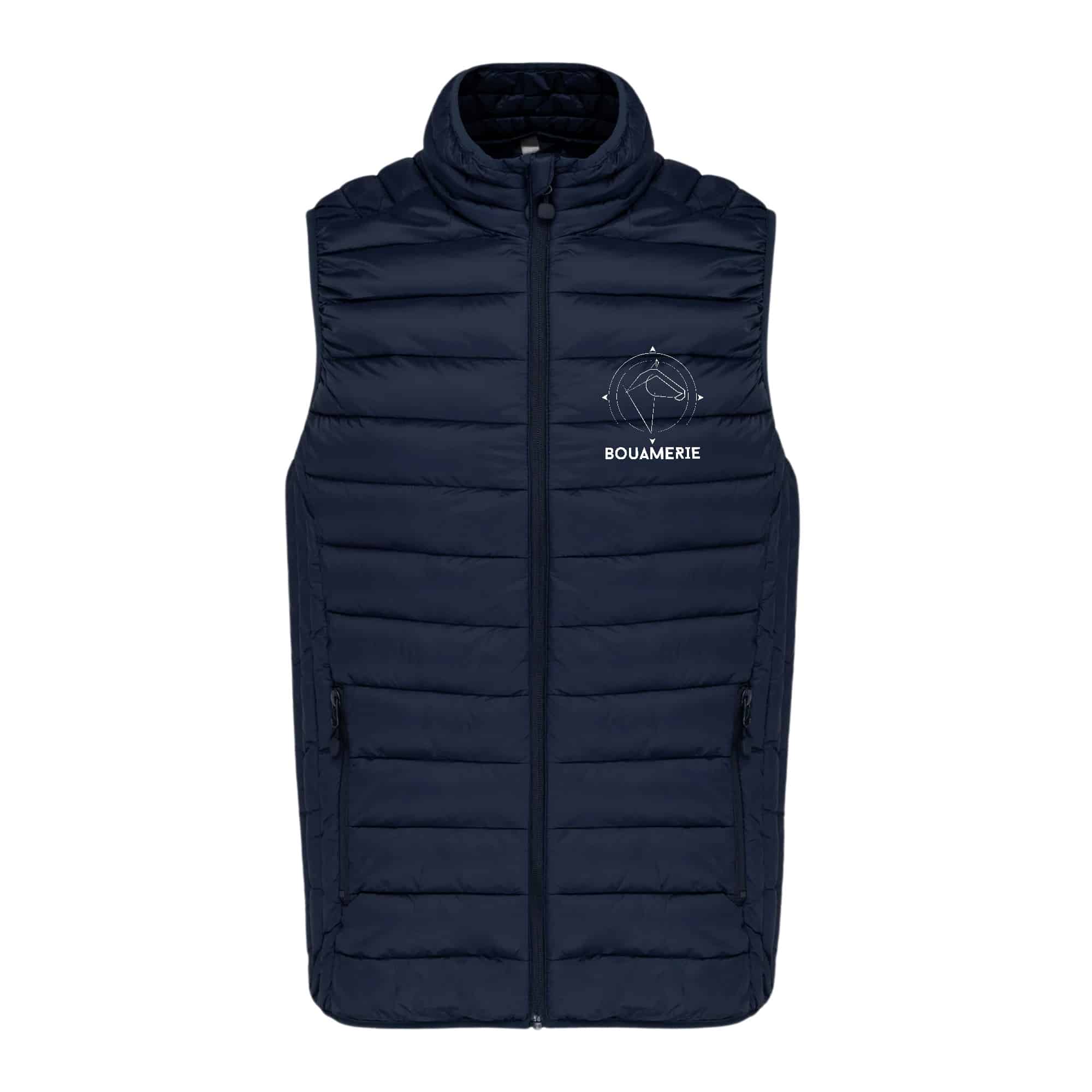 DOUDOUNE SANS MANCHES (femme) - Écurie de la Bouamerie - Navy - K6114