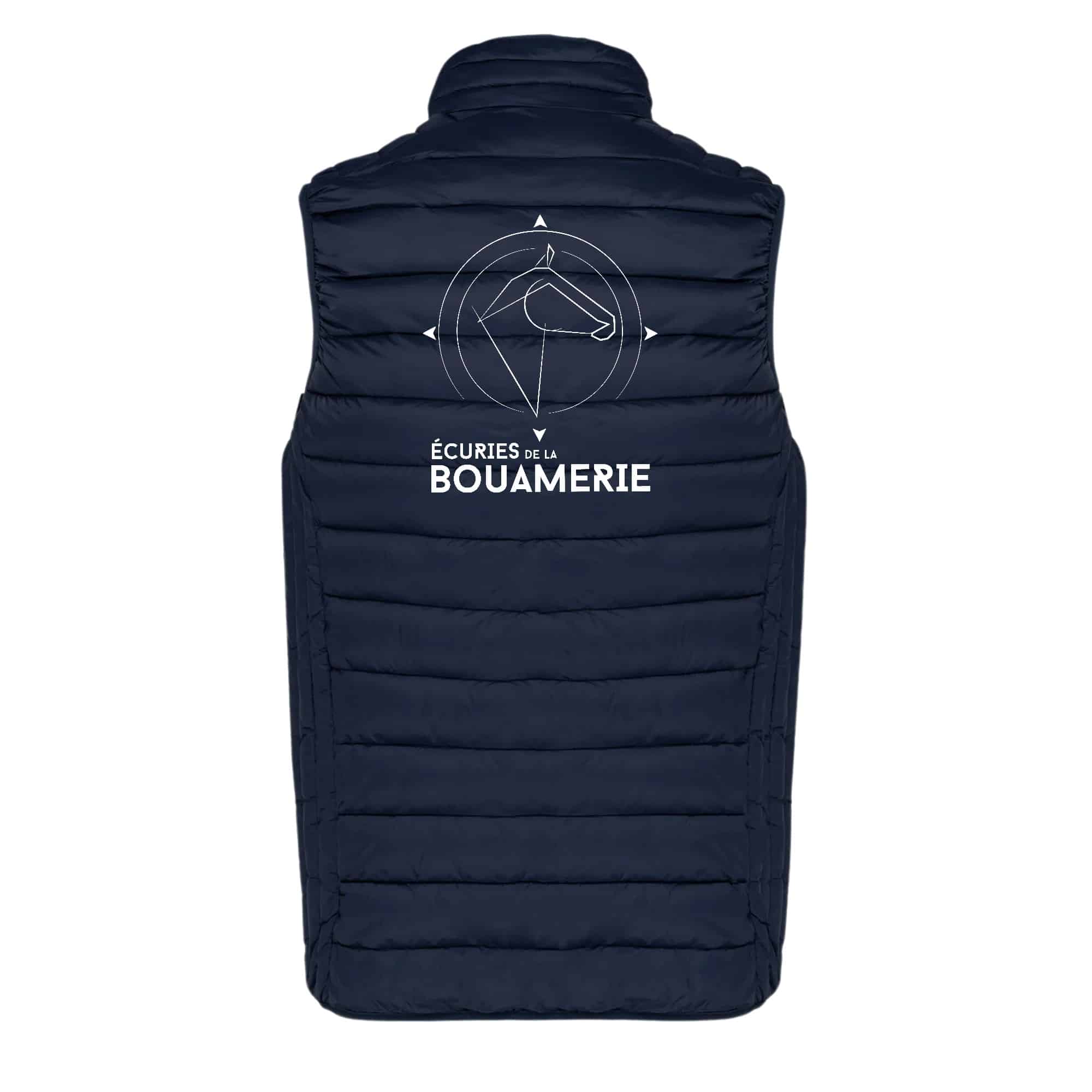 DOUDOUNE SANS MANCHES (femme) - Écurie de la Bouamerie - Navy - K6114 – Image 3