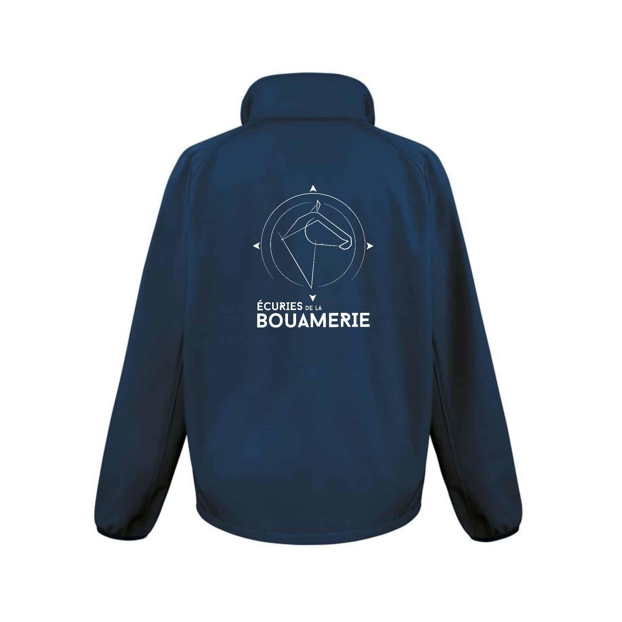 SOFTSHELL ECO (femme) – Écurie de la Bouamerie - Navy - R231F – Image 3