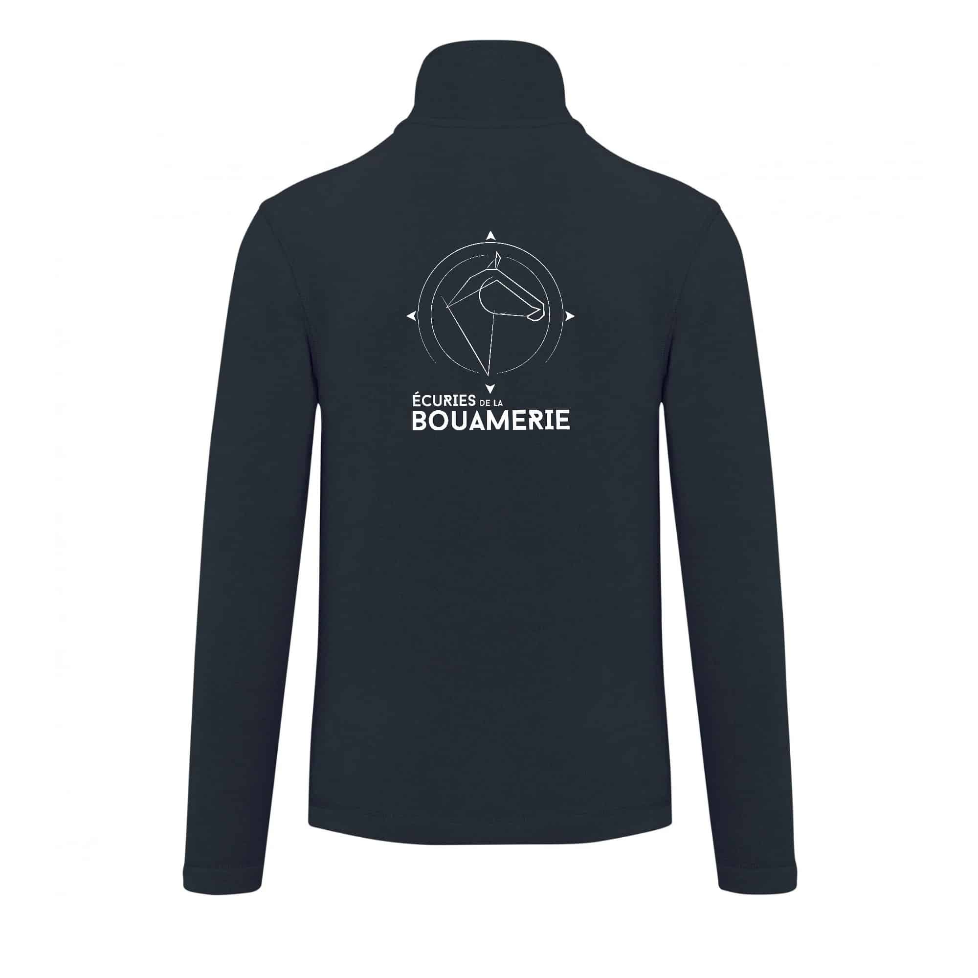 Veste micropolaire zippée (enfant) – Écurie de la Bouamerie - Navy – K920 – Image 3