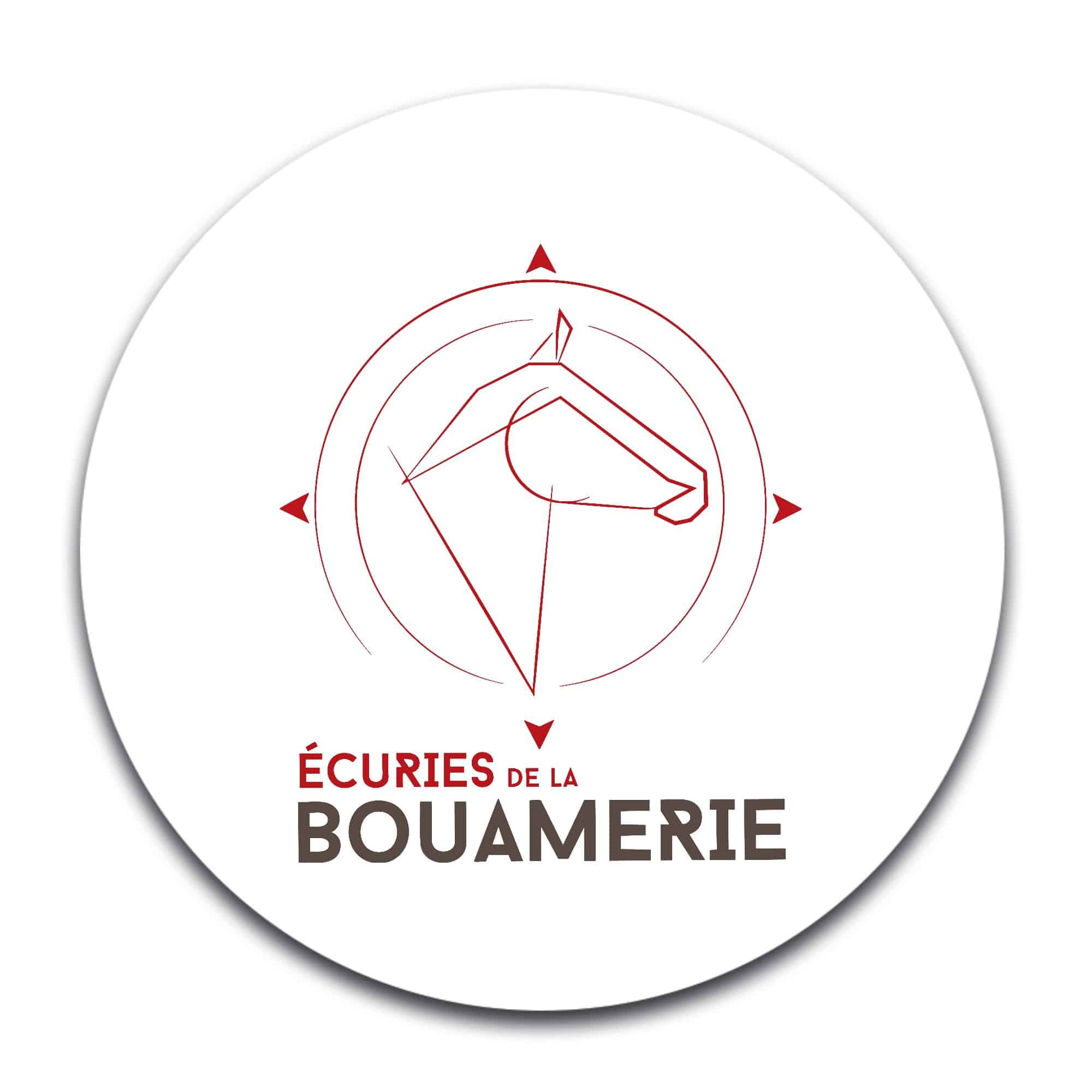 STICKER ROND - Écurie de la Bouamerie - STI001
