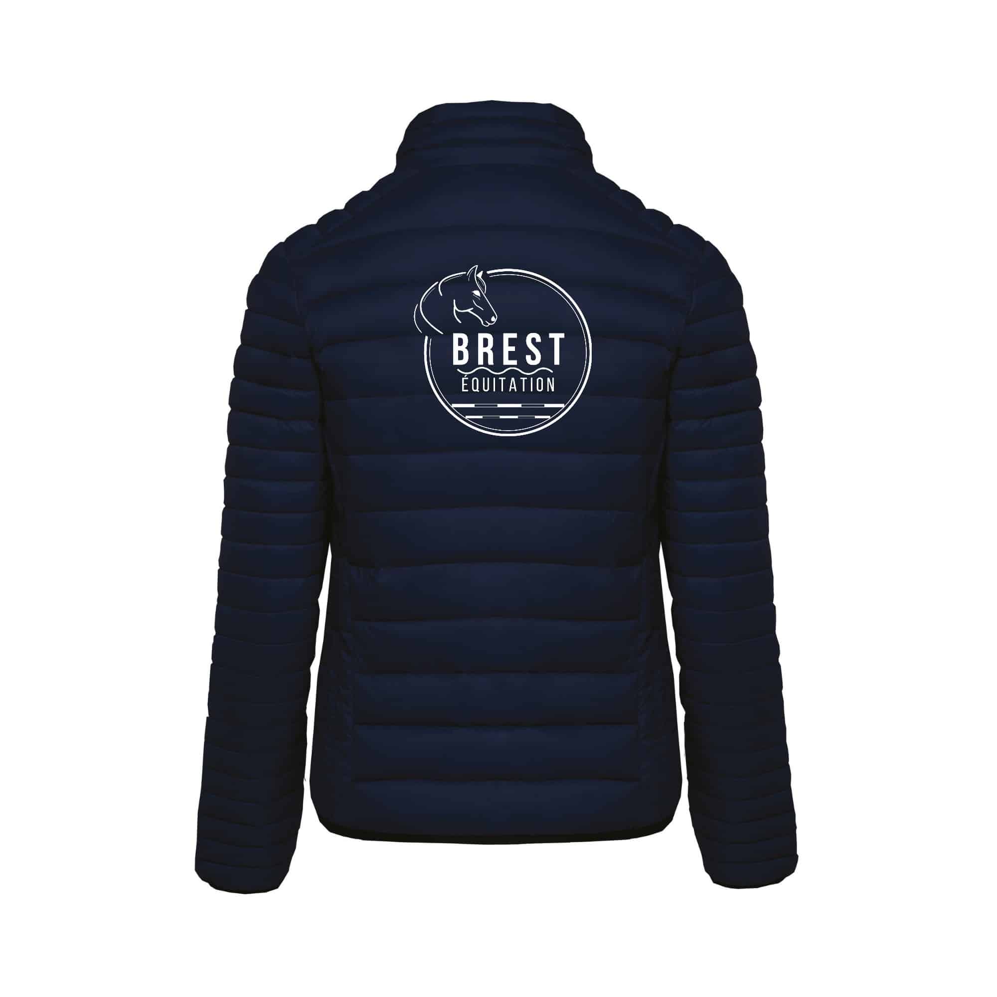 DOUDOUNE AVEC MANCHES (femme) - Brest Equitation - Navy - K6121 – Image 3