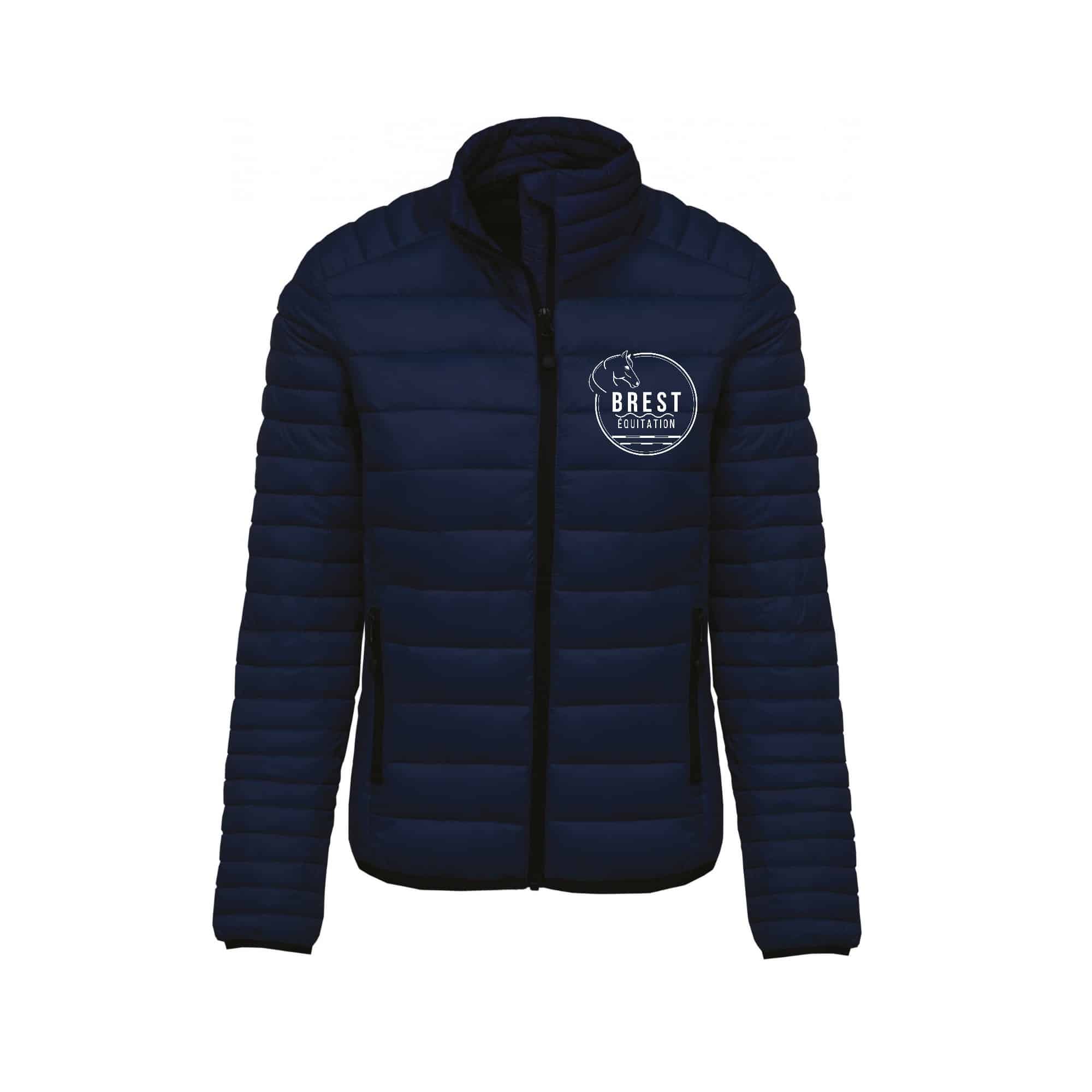 DOUDOUNE AVEC MANCHES (femme) - Brest Equitation - Navy - K6121