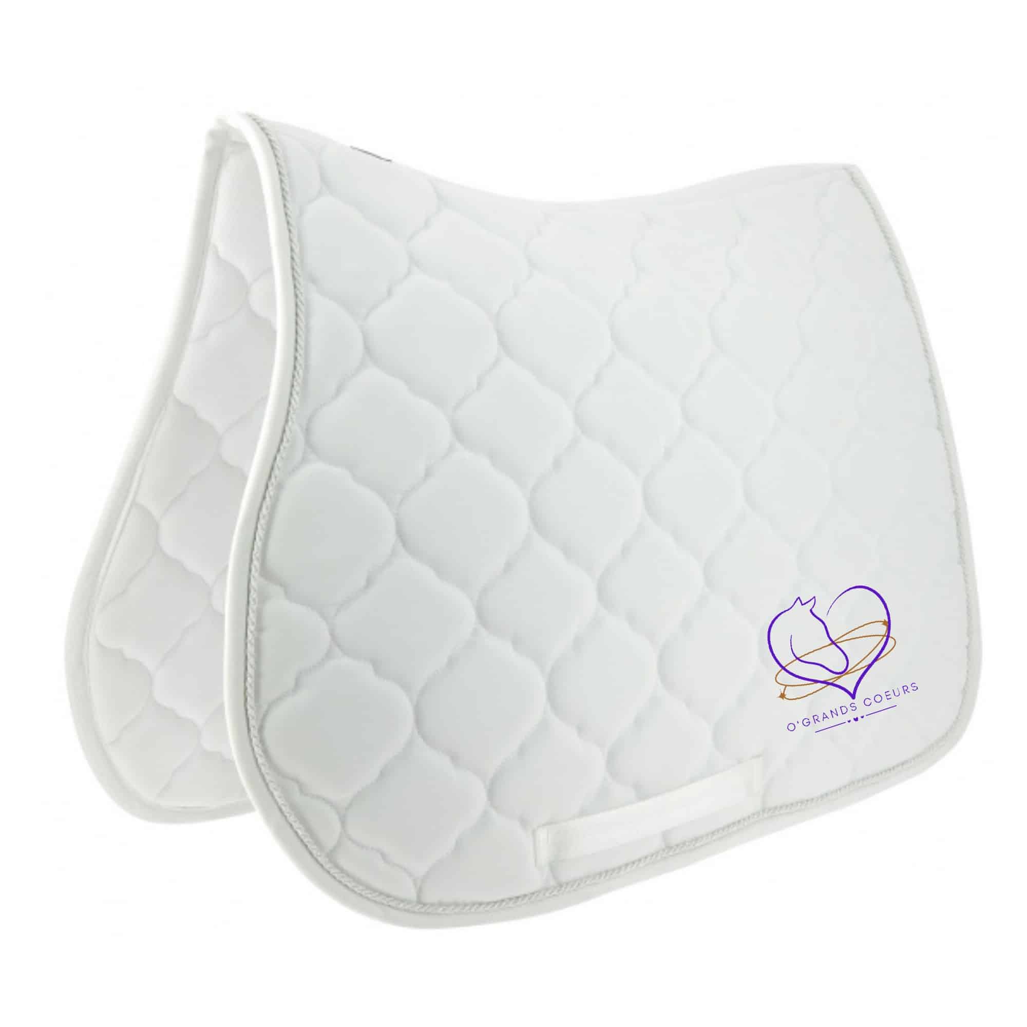 TAPIS RIDING WORLD - Association O’GRANDS COEURS - Blanc - 20453