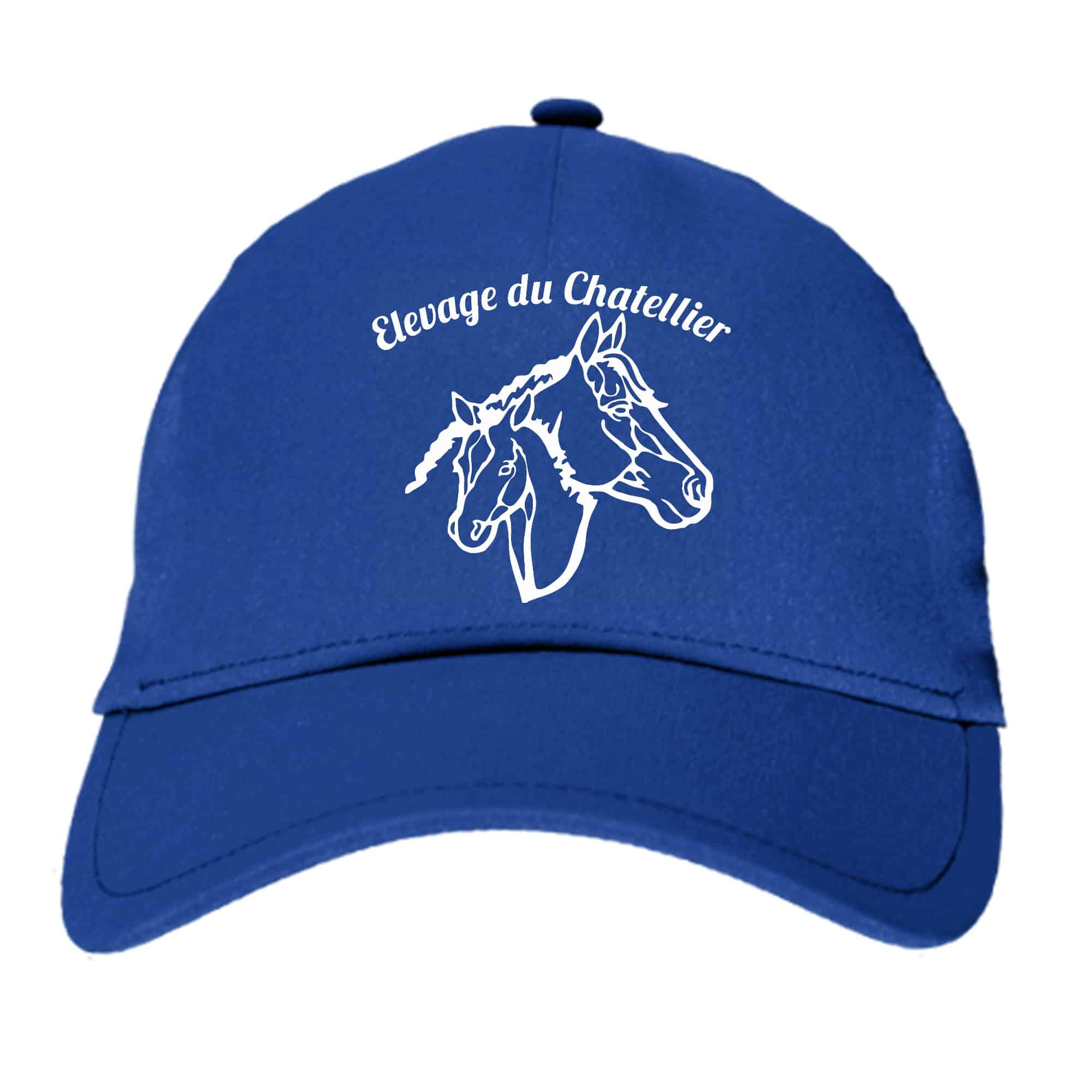 CASQUETTE - Elevage du Chatellier - Bleu roi - BF015