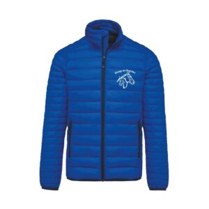 DOUDOUNE AVEC MANCHES (homme) - Elevage du Chatellier - Bleu roi - K6120